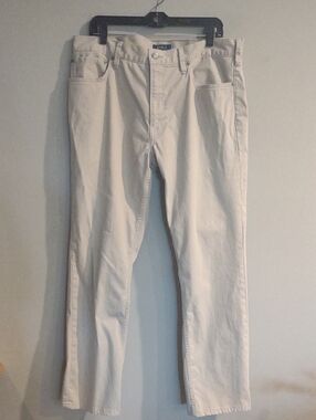 Polo Ralph Lauren Varick Slim Straight Khaki Pants Men's 36/34 Classic Beige